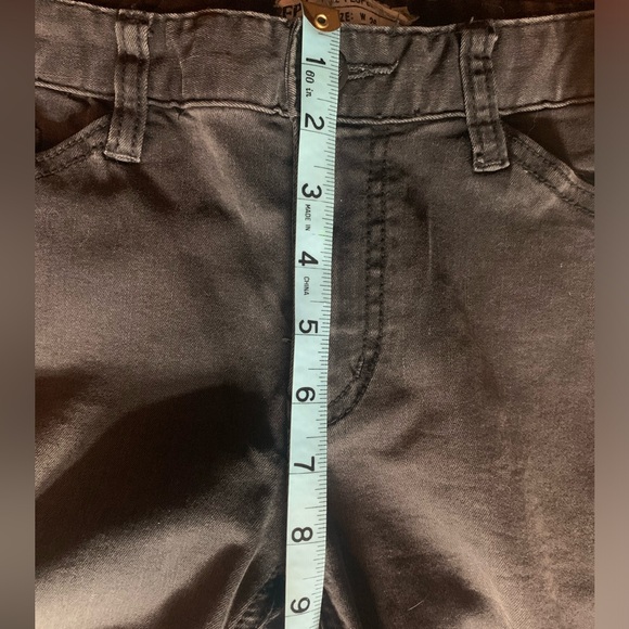 Free People Skyler Button Flare Jeans Moto Seamed - Picture 6 of 10